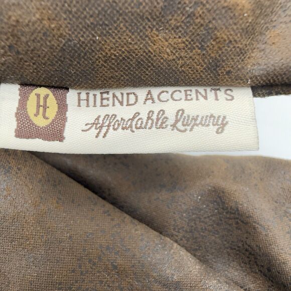 Hiend Accents Rustic Embroidered Textured Set Of 2 Standard Pillow Shams 27x21 - Picture 4 of 16